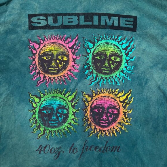 Sublime 40oz to Freedom Album Pop Art Rock Band T-Shirt XL - Picture 2 of 4